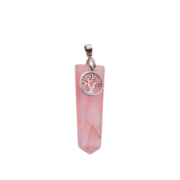 Rose Quartz Point Pendant – Natural Crystal for Love, Healing & Emotional Balance