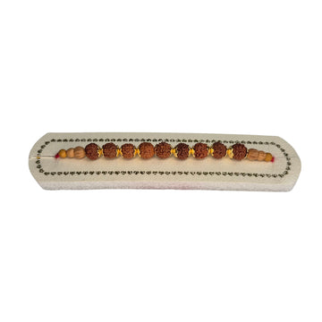 5 Mukhi Rudraksha Rakhi – Indonesian Beads for Peace & Protection