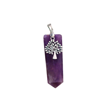 Amethyst Pendant – Natural Healing Crystal for Calmness, Wisdom & Elegance