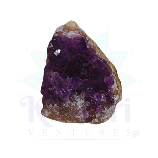 Natural Amethyst Geode - Crystal Healing and Home Décor (62.59 Gram)
