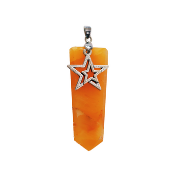 Yellow Tourmaline Citrine Pendant – Natural Crystal for Positivity, Abundance & Joy
