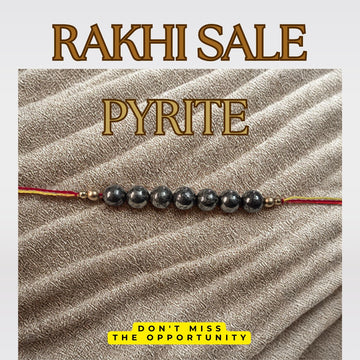 7 Beads Pyrite Rakhi – Attract Prosperity & Protection
