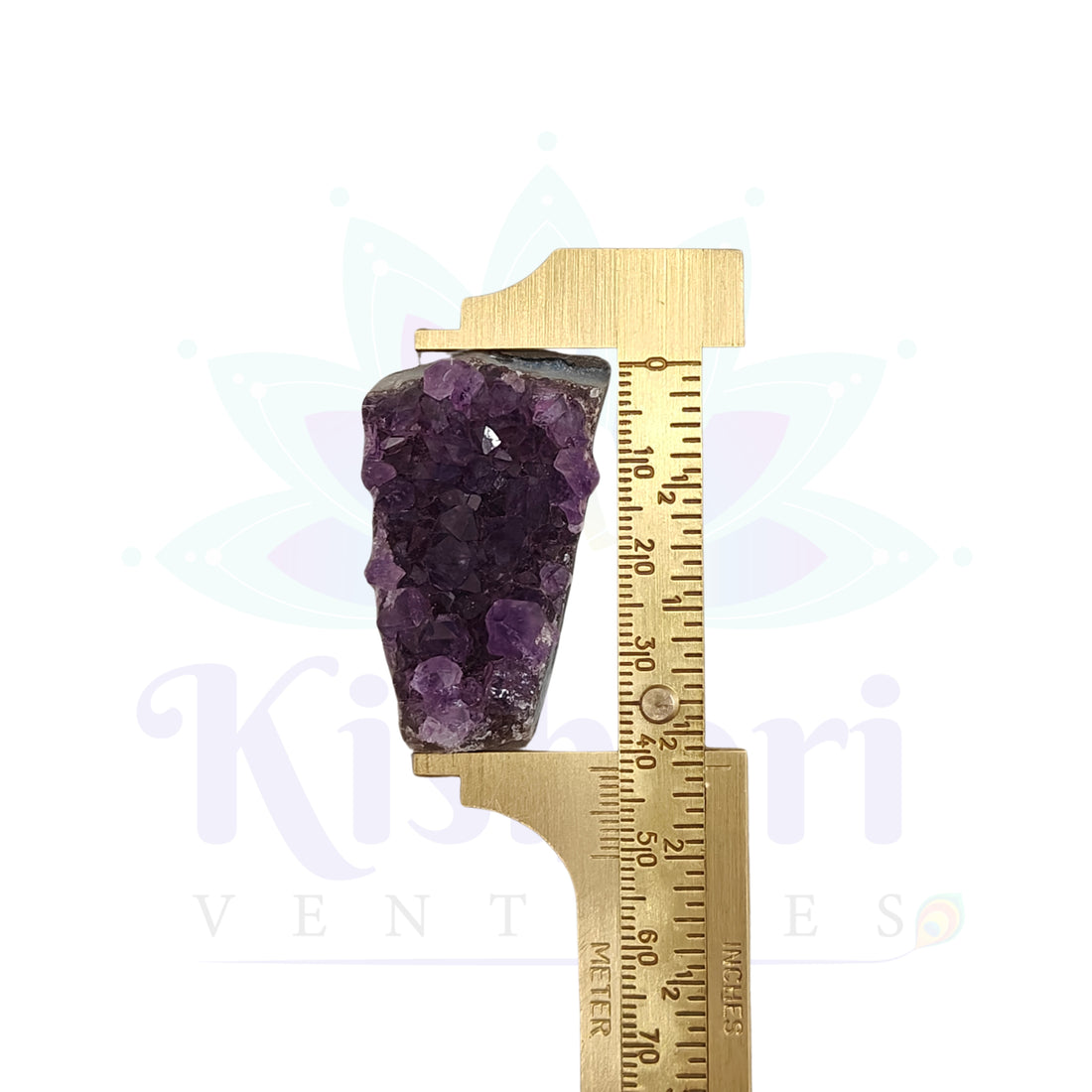 Natural Amethyst Geode - Crystal Healing and Home Décor (24.50 Gram)