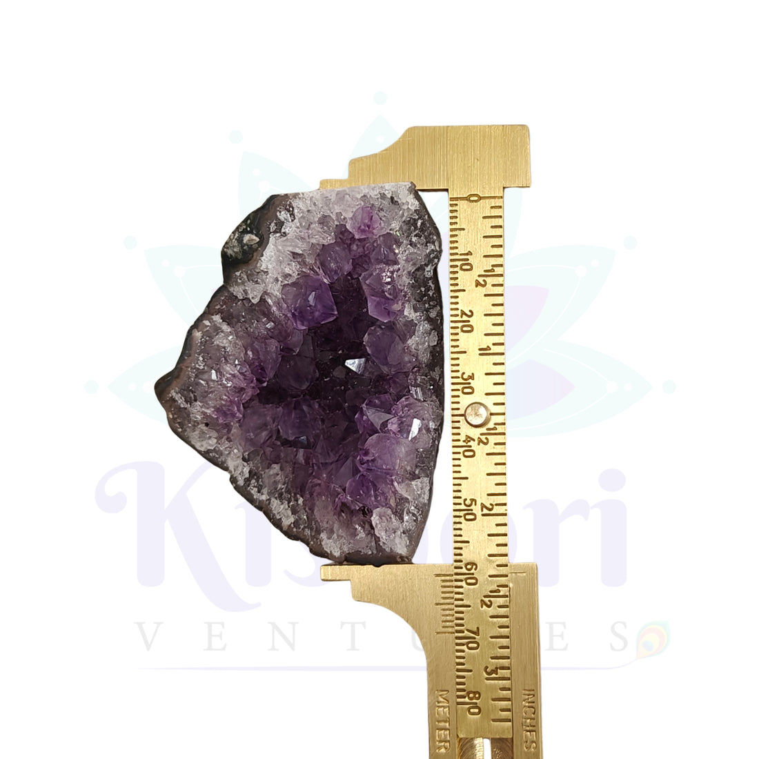 Natural Amethyst Geode - Crystal Healing and Home Décor (59.09 Gram)