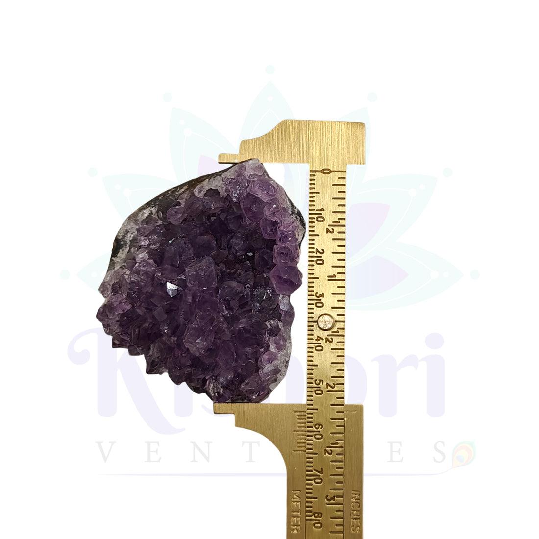 Natural Amethyst Geode - Crystal Healing and Home Décor (81.84 Gram)