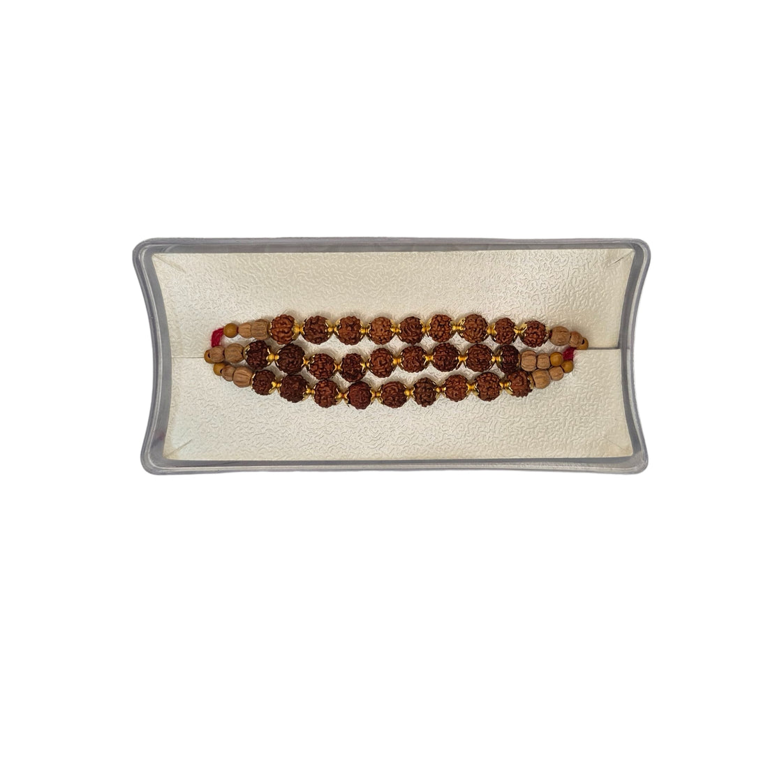 5 Mukhi Rudraksha Rakhi (Indonesian Beads) for Peace & Protection – Set of 3